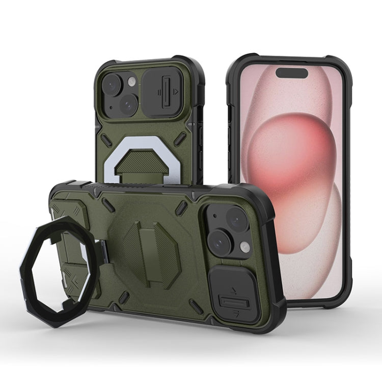 Camera Shield Armor MagSafe Holder Phone Case with Strap