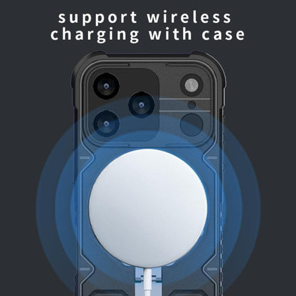 Camera Shield Armor MagSafe Holder Phone Case with Strap