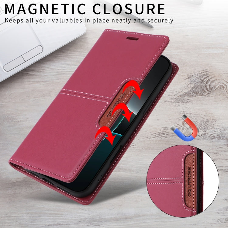 GQUTROBE G01 RFID Anti-theft Leather Phone Case