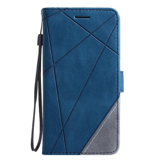 Skin Feel Splicing Leather Phone Case