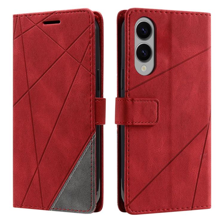 Skin Feel Splicing Leather Phone Case