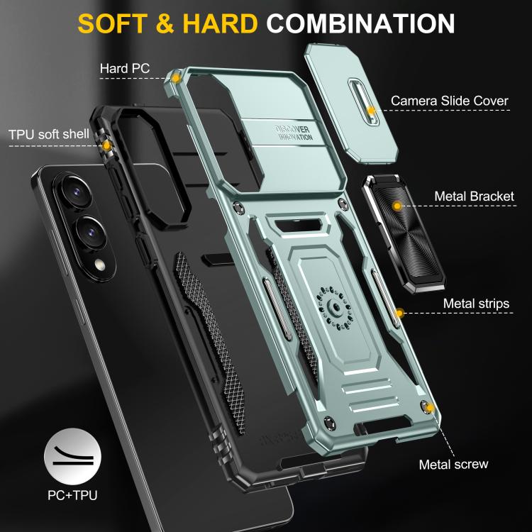 Armor PC Hybrid TPU Camera Shield Phone Case