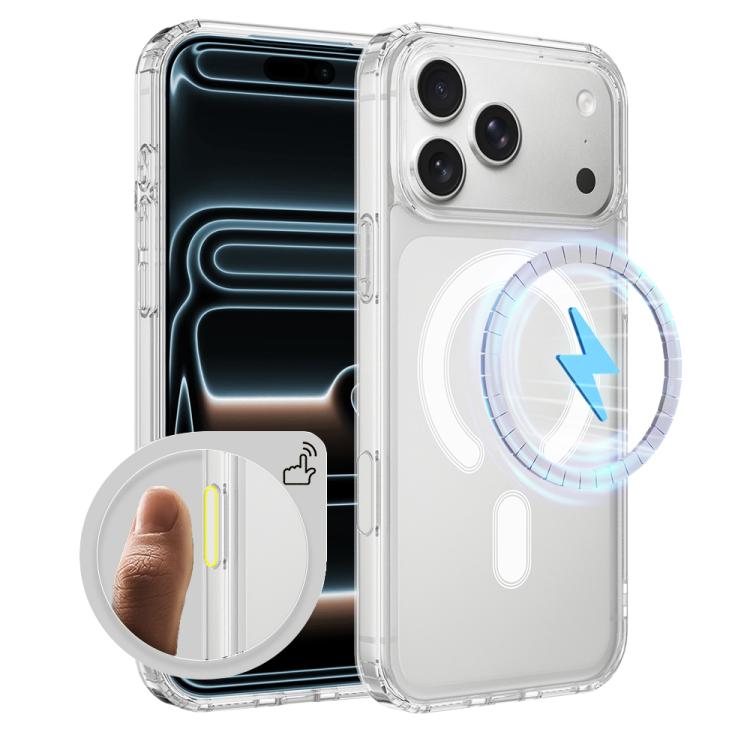 Camera Control Button Integrated MagSafe Clear Phone Case
