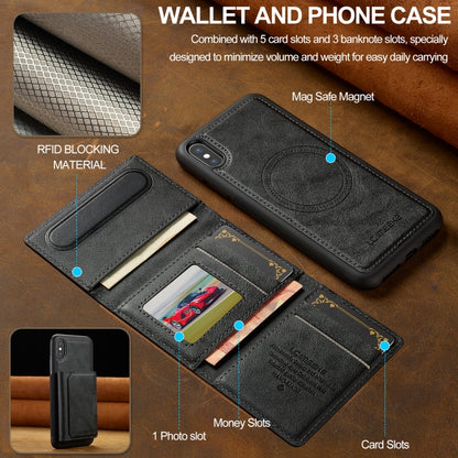 LC.IMEEKE L5 Series Detachable RFID Card Bag Magsafe Phone Case