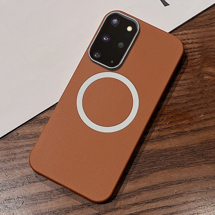 Leather Texture Design MagSafe Full Coverage Phone Case