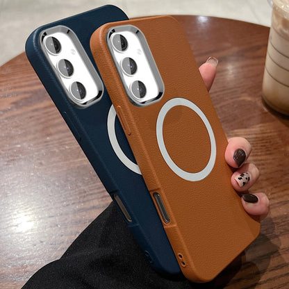 Leather Texture Design MagSafe Full Coverage Phone Case