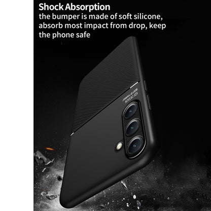 Classic Tilt Strip Grain Magnetic PC Hybrid TPU Phone Case