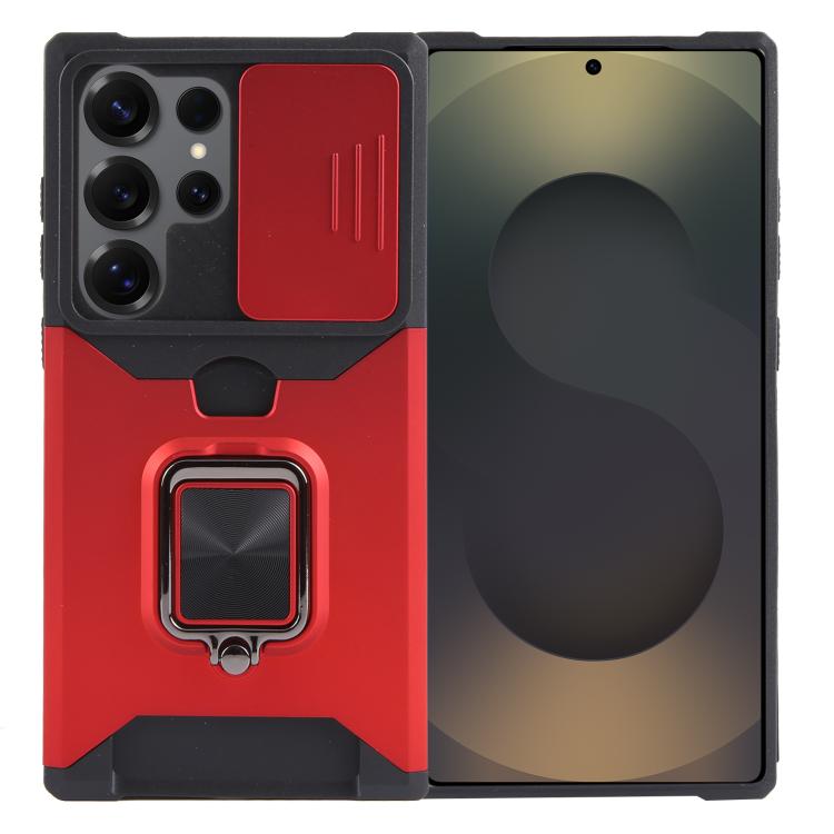 Camera Shield Card Slot PC+TPU Phone Case