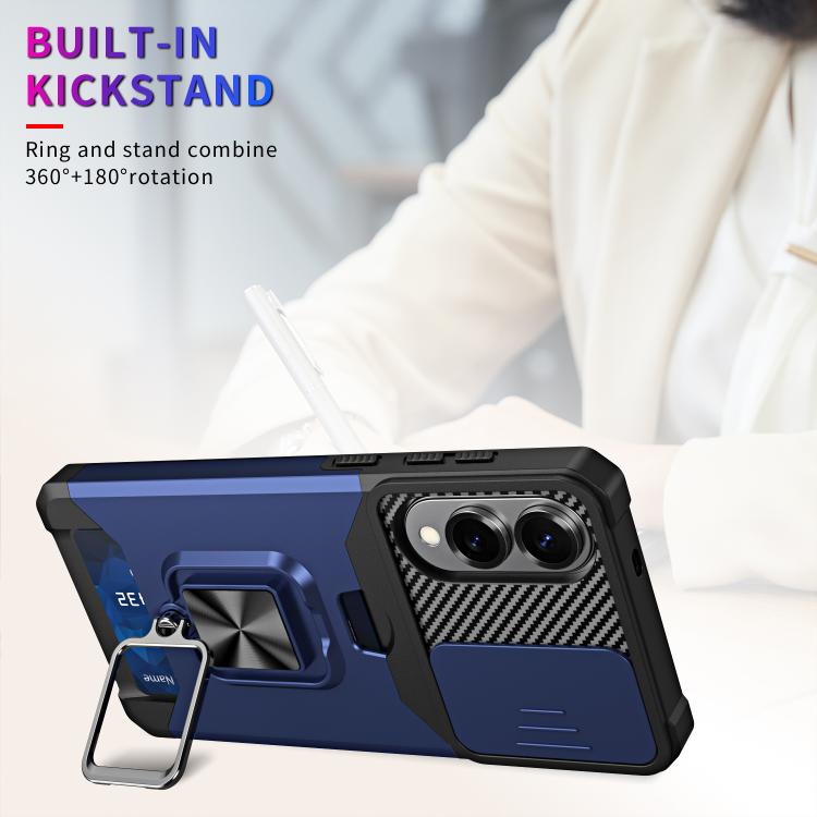 Camera Shield Card Slot PC+TPU Phone Case