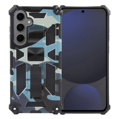 Camouflage Armor Kickstand TPU + PC Magnetic Phone Case