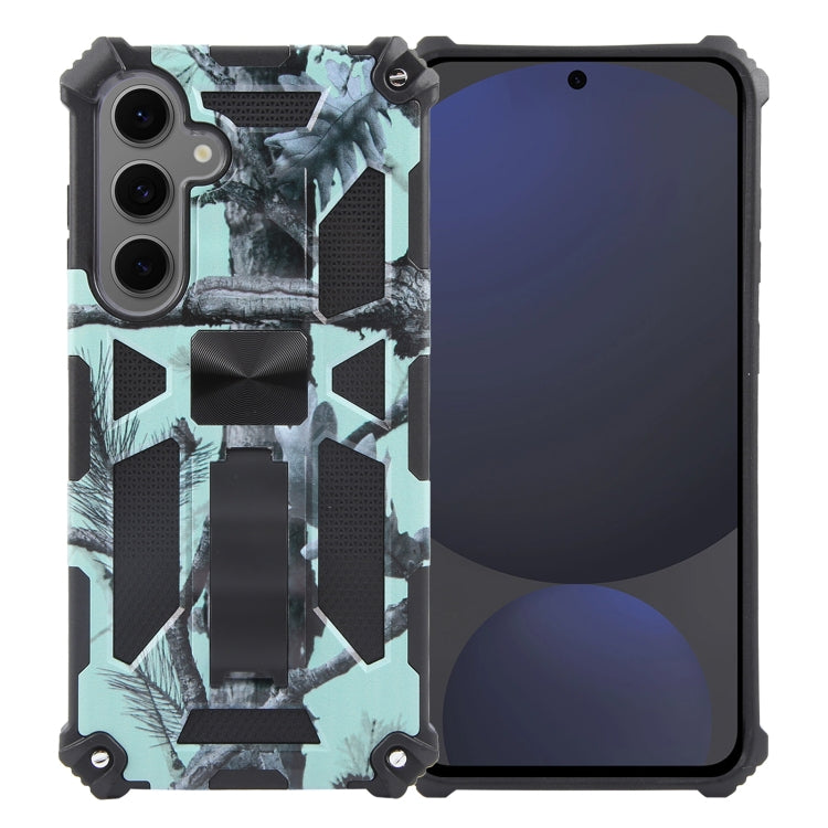 Camouflage Armor Kickstand TPU + PC Magnetic Phone Case