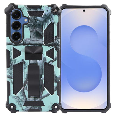 Camouflage Armor Kickstand TPU + PC Magnetic Phone Case