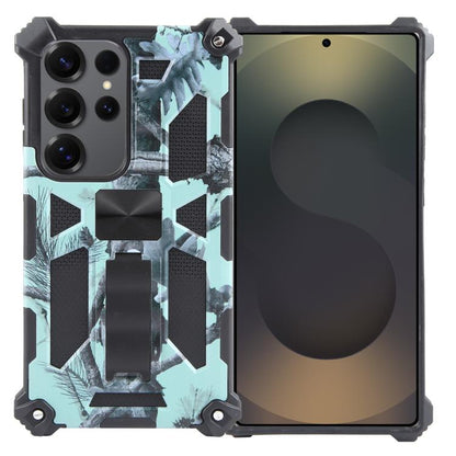 Camouflage Armor Kickstand TPU + PC Magnetic Phone Case