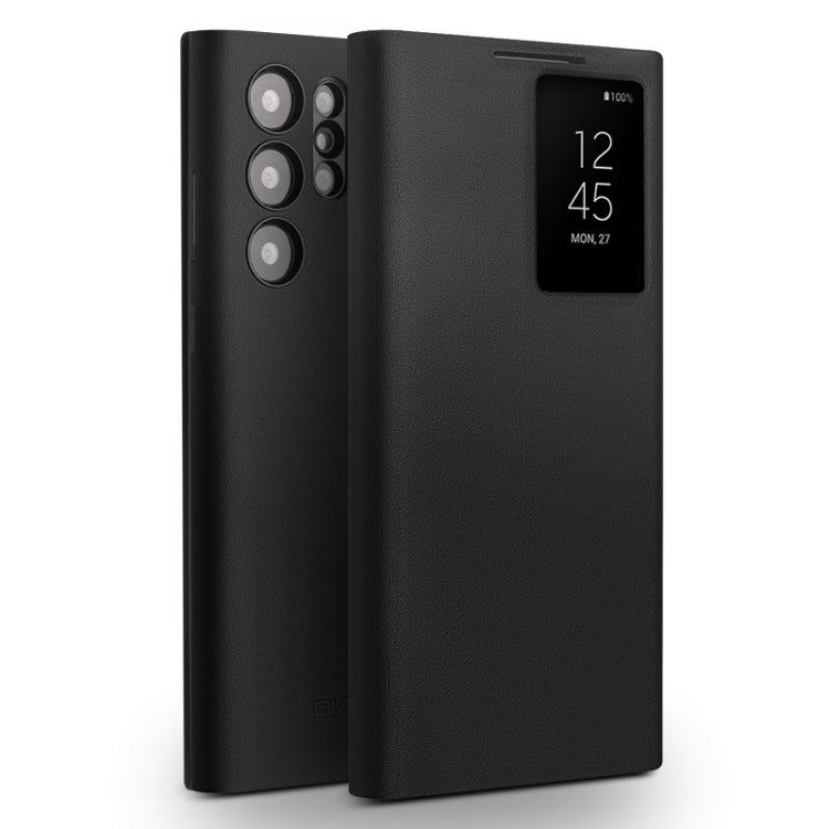 QIALINO Magnetic Genuine Leather Phone Case