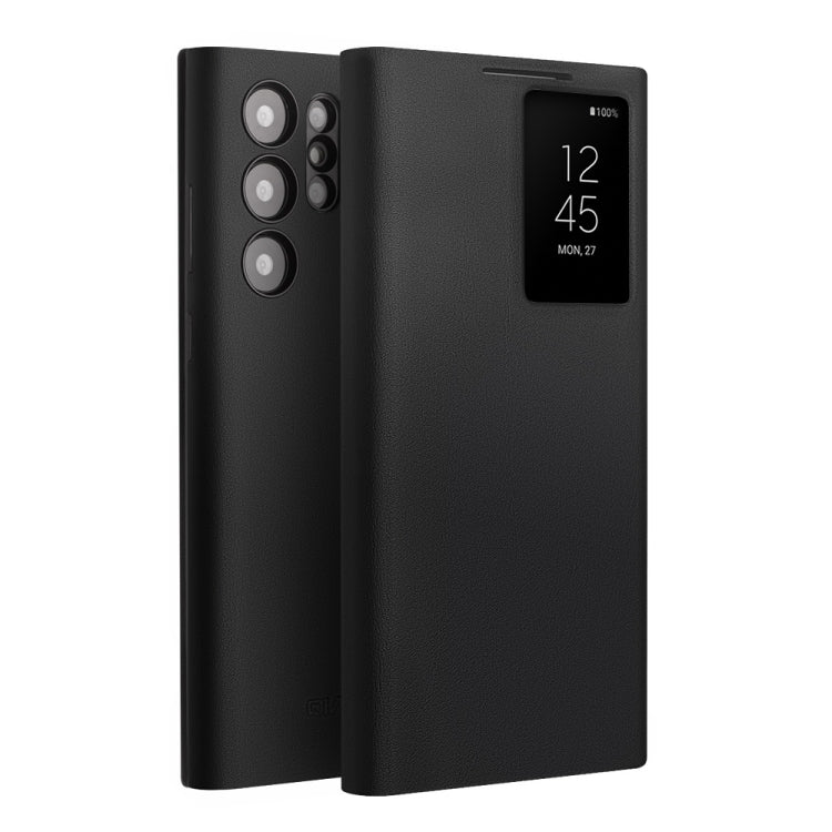 QIALINO Magnetic Genuine Leather Phone Case