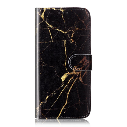Colored Drawing Marble Pattern Leather Phone Case