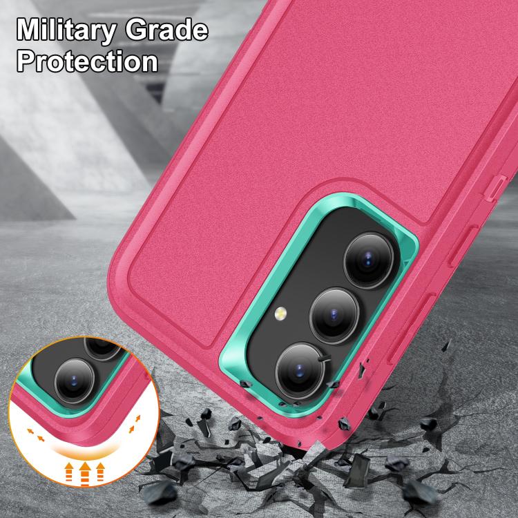 Rugged PC Hybrid Silicone Phone Case with Holder