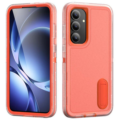 Rugged PC Hybrid Silicone Phone Case with Holder