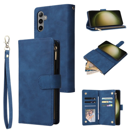 Multifunctional Frosted Zipper Wallet Leather Phone Case