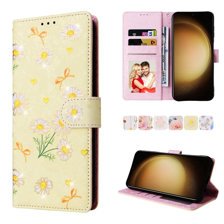 Bronzing Painting RFID Leather Phone Case