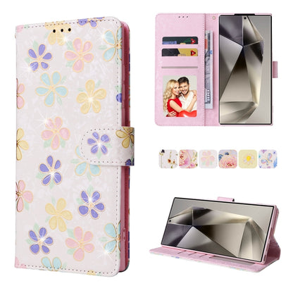 Bronzing Painting RFID Leather Phone Case