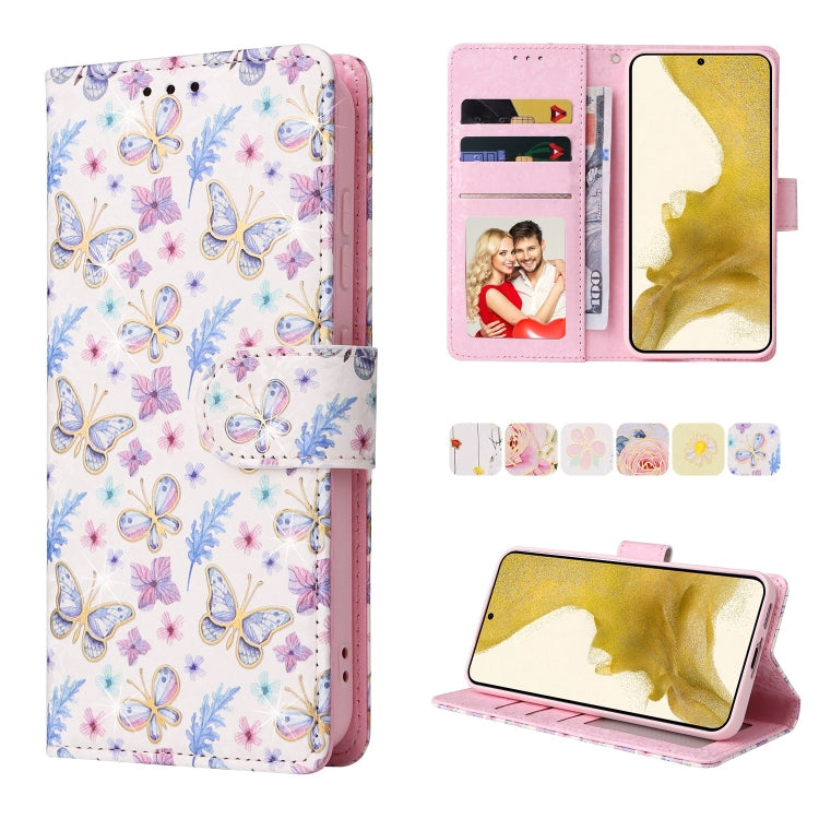 Bronzing Painting RFID Leather Phone Case