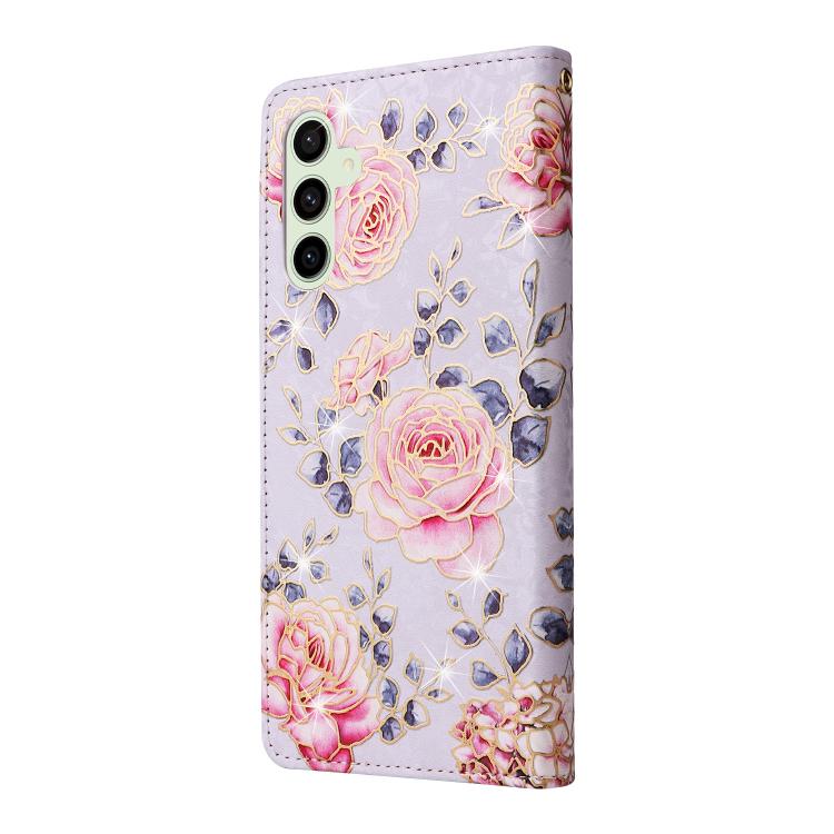 Bronzing Painting RFID Leather Phone Case