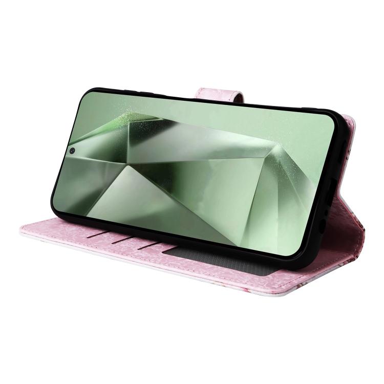 Bronzing Painting RFID Leather Phone Case