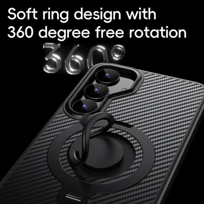 Carbon Fiber MagSafe Phone Case with 360 Degree Rotating Holder