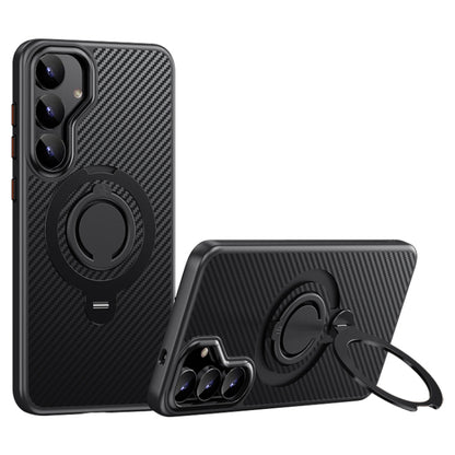 Carbon Fiber MagSafe Phone Case with 360 Degree Rotating Holder