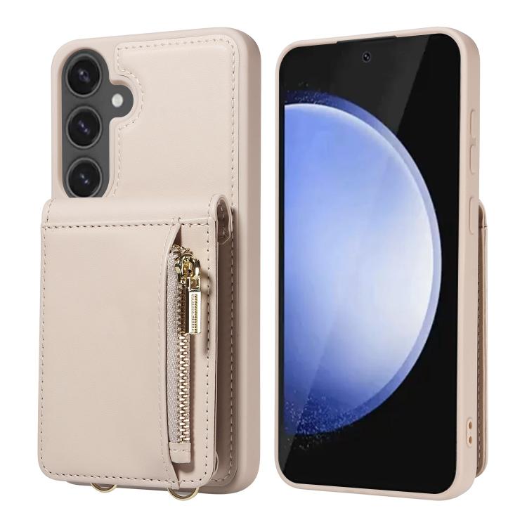 Crossbody Lanyard Zipper Wallet Leather Phone Case