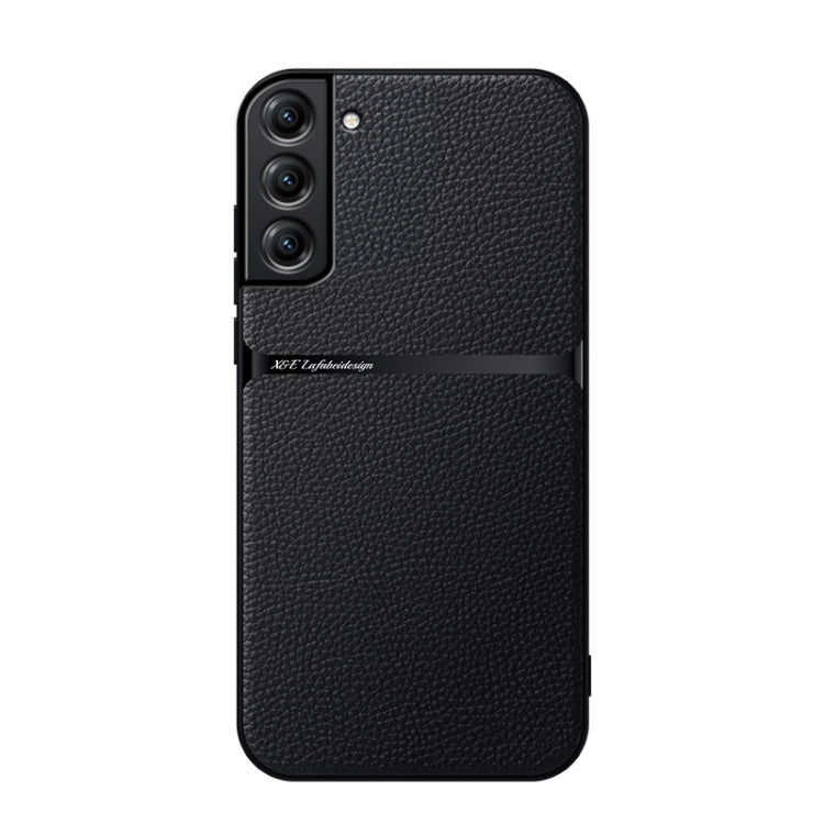 Litchi Leather Magnetic Full Coverage Shockproof Phone Case