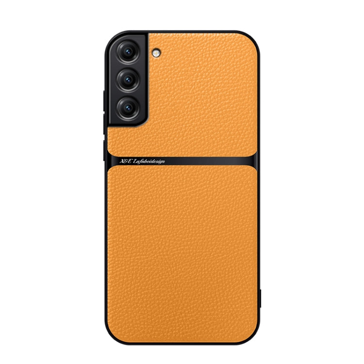 Litchi Leather Magnetic Full Coverage Shockproof Phone Case