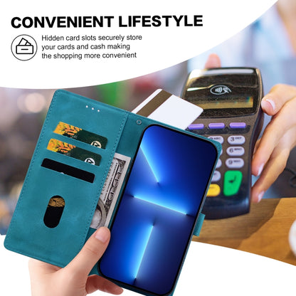 Lace Floral Embossed Magnetic Buckle PU Phone Case With Wrist Strap