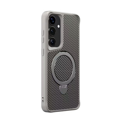 Carbon Fiber Texture 360 MagSafe Holder Phone Case