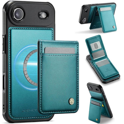 JEEHOOD J06 British Style RFID MagSafe Card Bag PU Phone Case