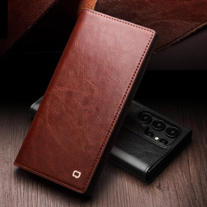 QIALINO Genuine Leather Phone Case
