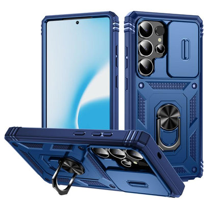 Sliding Camshield TPU Hybrid PC Phone Case with Holder