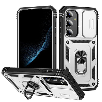 Sliding Camshield TPU Hybrid PC Phone Case with Holder