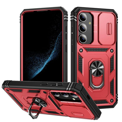 Sliding Camshield TPU Hybrid PC Phone Case with Holder