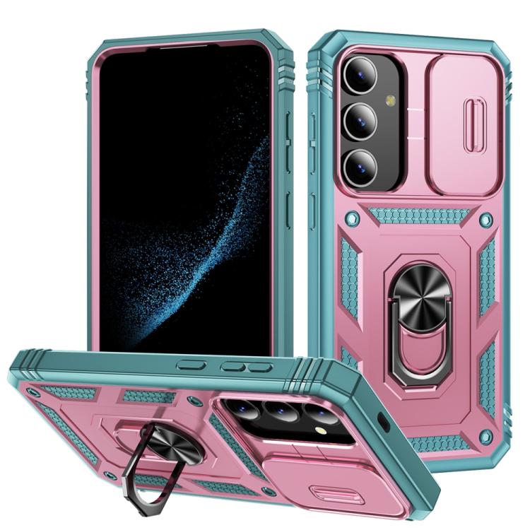 Sliding Camshield TPU Hybrid PC Phone Case with Holder