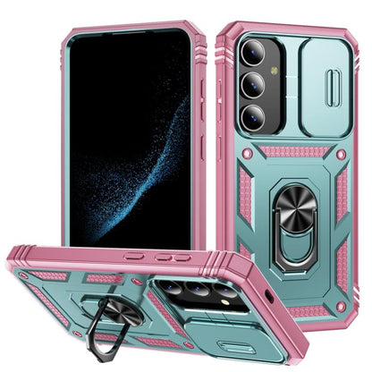 Sliding Camshield TPU Hybrid PC Phone Case with Holder