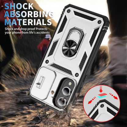 Sliding Camshield TPU Hybrid PC Phone Case with Holder