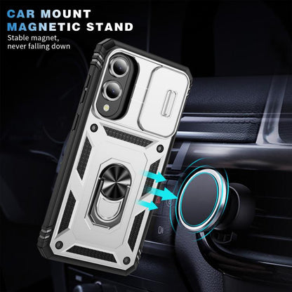 Sliding Camshield TPU Hybrid PC Phone Case with Holder