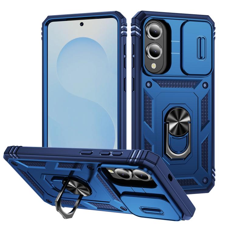 Sliding Camshield TPU Hybrid PC Phone Case with Holder