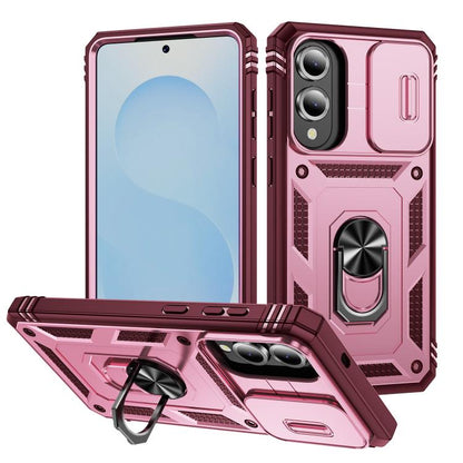 Sliding Camshield TPU Hybrid PC Phone Case with Holder