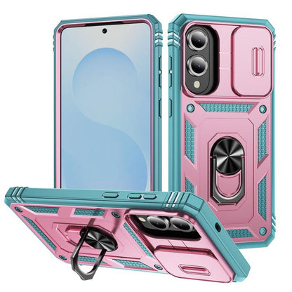 Sliding Camshield TPU Hybrid PC Phone Case with Holder