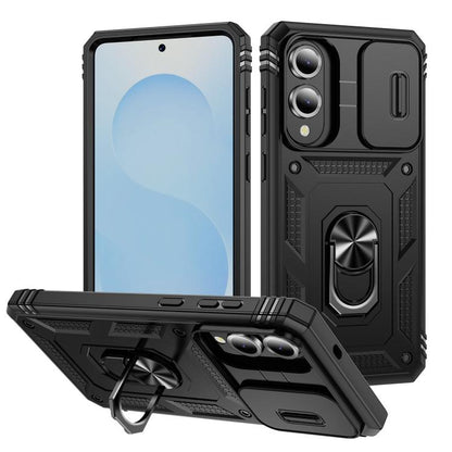 Sliding Camshield TPU Hybrid PC Phone Case with Holder