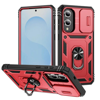 Sliding Camshield TPU Hybrid PC Phone Case with Holder