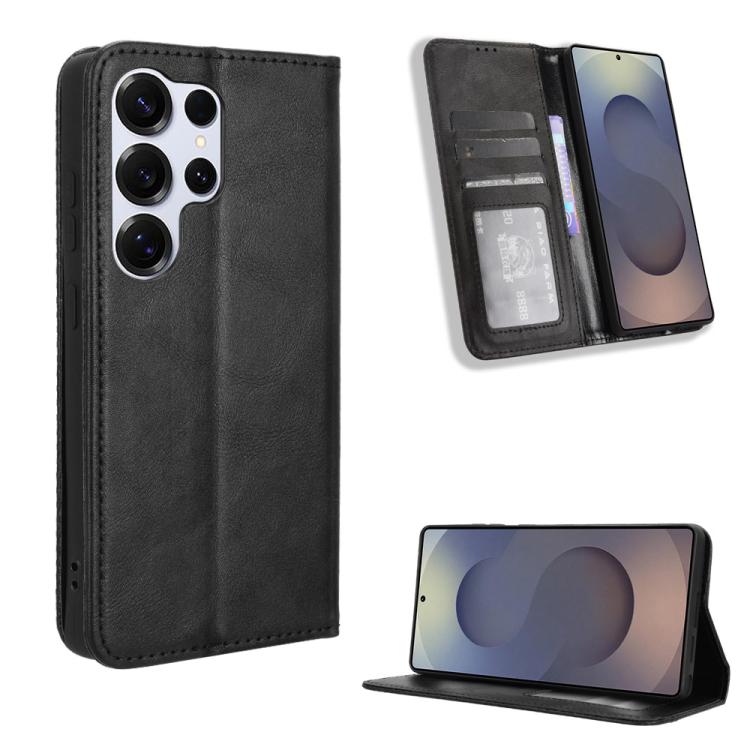 Magnetic Buckle Retro Texture Leather Phone Case